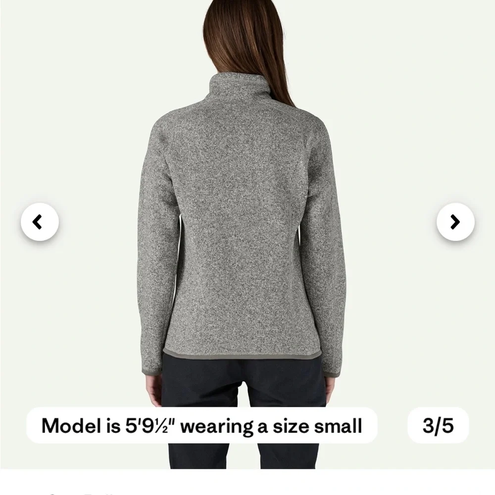 Patagonia Women's Better Sweater 1/4-Zip Fleece Size Small - Picture 3 of 14